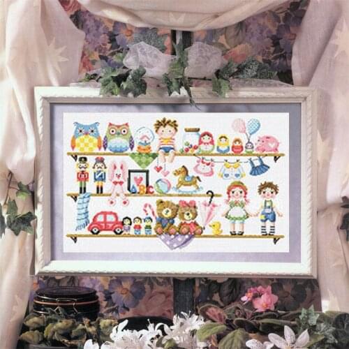 Cross Stitch Set Chinese Cross-stitch Kit Embroidery Needlework Craft Packages Cotton Fabric Floss New Designs Embroidery G91