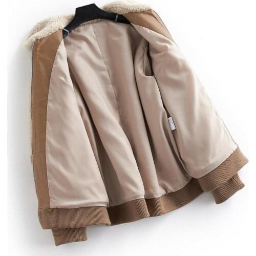 Coat Fur Real Female Sheep Shearling Fur 100% Wool Coats 2020 Autumn Winter Jacket Women Korean Outwear Abrigo Mujer MY s