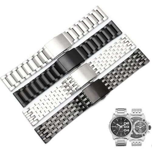 Fit diesel DZ4316 DZ7395 DZ7305 DZ7330 4358 watch 24mm 26mm 28mm 30mm hight quality duty stainless steel strap for men watchband