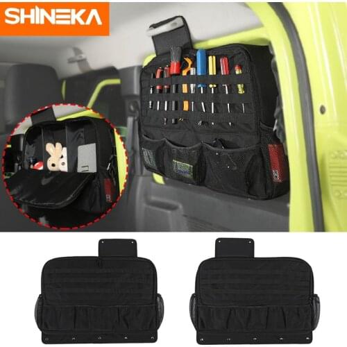 SHINEKA Stowing Tidying For Suzuki Jimny 2019+ Car Trunk Side Storage Bags Organizer Accessories For Suzuki Jimny 2019 2020 2021