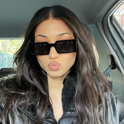 Trendy Small Square Sunglasses Vintage Square Sun Glasses Shades Female Summer Beach Party Eyewear Women Men Eyeglass Shades