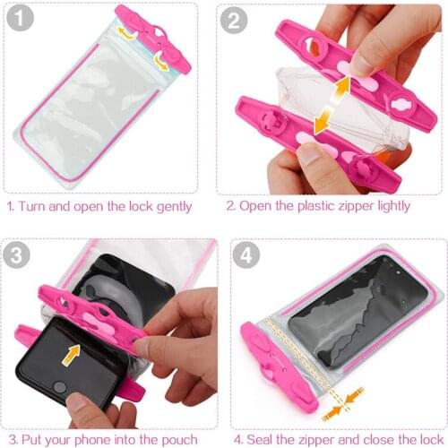 1pcs Water Waterproof Phone Case Water Proof Bag Mobile Phone Pouch PV Cover For IPhone 11 Pro Xs Max Xr 8 7 Samsung S9