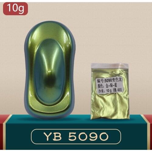 YB90 Chameleon Pigments Acrylic Paint Powder Coating Dye for Cars Automotive Painting Decoration Art