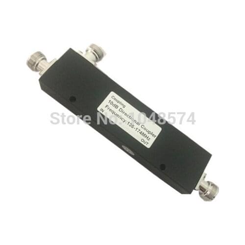 10dB VHF Directional Coupler 136-174MHz RF Coupler 200W N female connector indoor