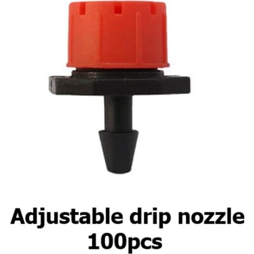 100pcs Adjustable Drip Nozzle / Micro Sprinkler Garden Irrigation Automatic Spraying Watering Dripper Dripping