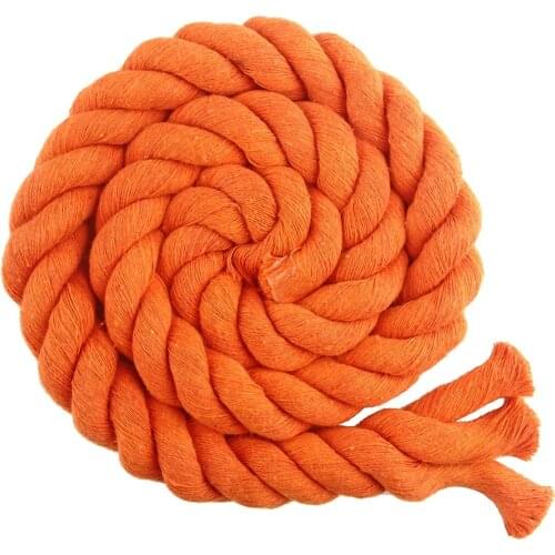 20mm Cotton Cord High Tenacity Twisted Cotton Rope 5 Meters/Piece Home Bag Decorative Ropes DIY Home Textile Accessories Craft