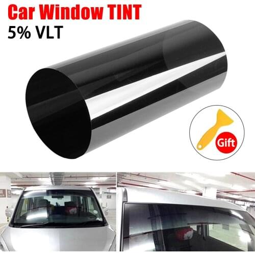 20cm*150cm Solar Film for Car WindscreenTinted In Black Clear Solar Film Anti-UV Sun Shade Wholesale Quick delivery