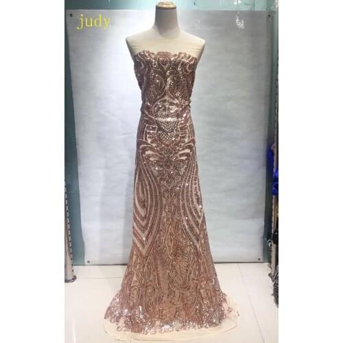 5yards/bag JL107# 10 color sequins mesh French style dress fabric for wedding party stage dress Free shipping