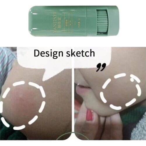 7g Mint Anti-Itch Cream Anti Mosquito Bites Stick Anti-Itching Oil Relieve Headache Heatstroke Refreshing Ointment Skin Care