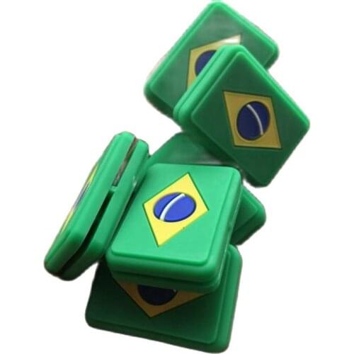 5pcs NEW Brazil Flag Tennis Racket Damper Shock Absorber to Reduce Tenis Racquet Vibration Dampeners raqueta