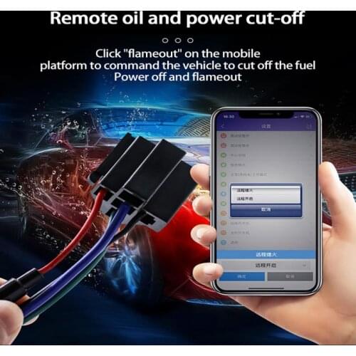Car GPS Tracker GSM Locator Relay Device Anti-theft Remote Control Auto Oil And Electricity Cut Off/Resume Oil System