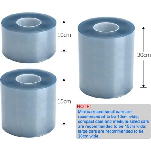 Car Styling 10/15/20cm Paint Protection Film Bumper Hood High Strength Anti Scratch Sticker Clear Transparence наклейки на авто