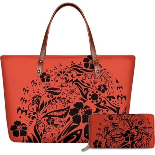 Bohemia Strips Pattern 2pcs/set Handbags Pattern PU Leather Shoulder Bags for Women Beach Tote Bags 2021 Free Dropship Wholesale