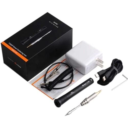 TS80 Mini USB Type C PD2.0 QC3 Digital Solder Station Temperature OLED Display TS80P Electric Soldering Iron Set Portable