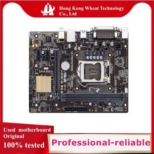 For ASUS H81M-D R2.0 Motherboard Socket LGA 1150 DDR3 SATA3 For Intel H81 Original Desktop Used Mainboard