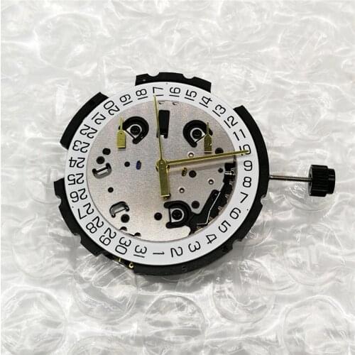 For ETA G10.211 Quartz Watch Movement Replacement with Stem & Battery 6 Pin Date at 4’ Watch Repair Parts