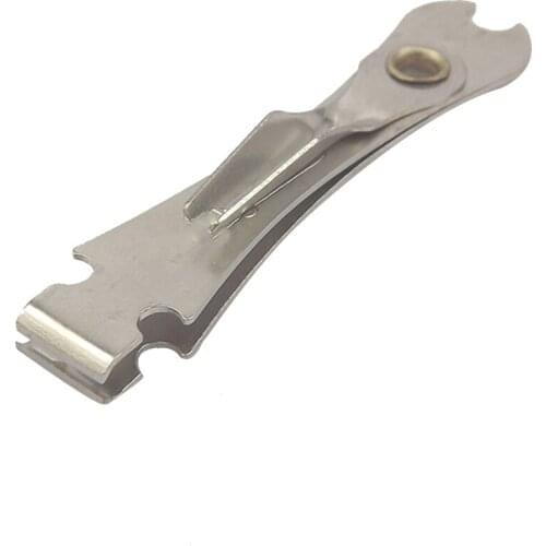 TOPIND 10 Pcs Stainless Steel Fishing Tying Tool With Nail Knot Fly Fishing Line Nipper Line Clipper