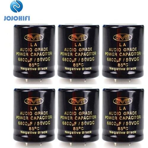 1pcs/2pcs/3pcs/4pcs/5pcs/6pcs 6800uF 50V Nover 30mmx35mm HIFI HI-FI Fever Golding Capacitors AUDIO Electrolytic Capacitor