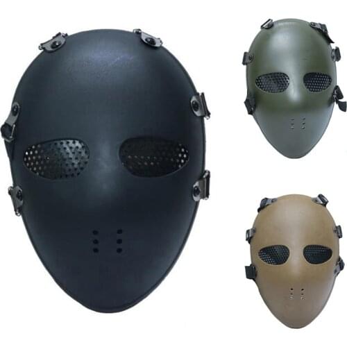 Airsoft Paintball Mask Tactical BB Gun Classic Style Head Protective Mask Field Hunting Military War Game Shooting Accessories