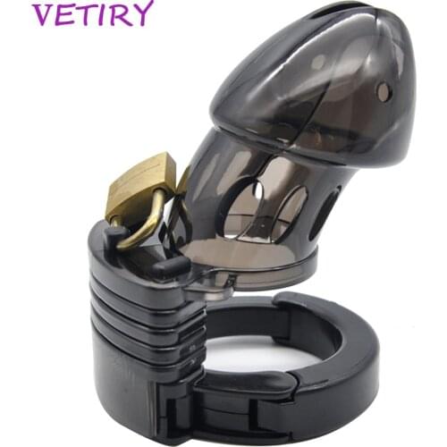 Male Chastity Device Set Penis Ring Bondage Belt Cock Cage Adult Sex Toys for Men Fetish with Brass Lock CB6000 Adult Products