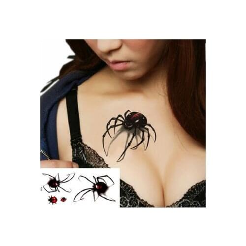 Halloween Spider Cartoon Animals Scorpion Tattoos Stickers Mix Styles Water-proof Temporary Tattoos Tattoos & Body Art HA221