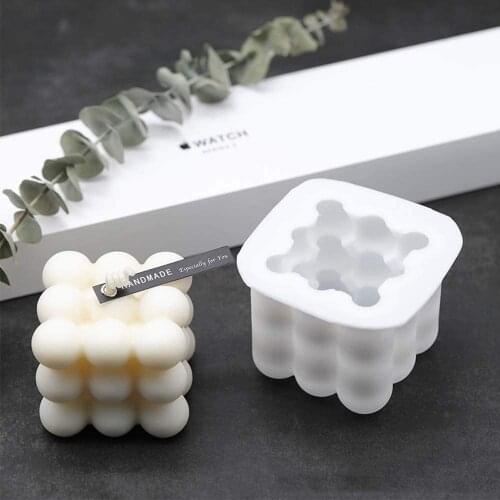 New 3D Magic Shape Silicone Candle Mould Aromatherapy DIY Handmade Candle Material Resin Wax Soap Mold Making Supplies