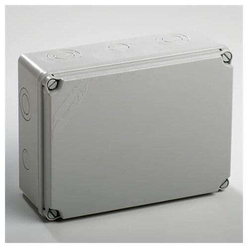 Plain Sides Opaque Lid Tight Junction Box 241x180x95mm