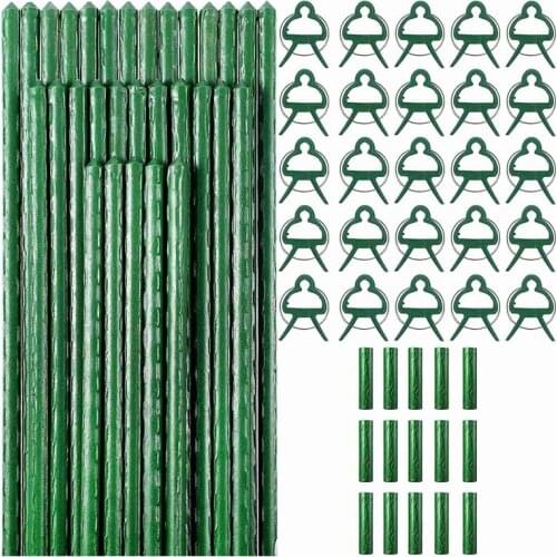 Plant Supports,Tomato Cages Assembled Garden Plant Stakes for Vertical Climbing Plants,Plant Stakes and Support 75 Pcs