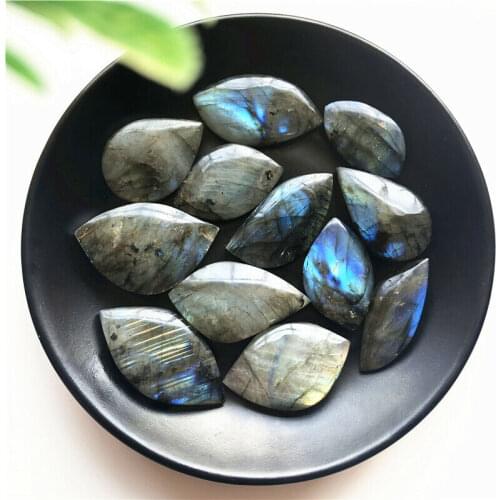 10pcs Natural Labradorite Pendants Mixed Shape DIY Jewelry Accessories Finding Making Necklaces Bracelets Supplies