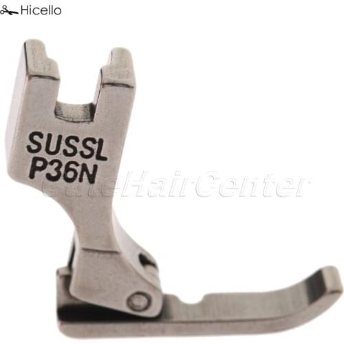 High Quality 1pc Industrial Sewing Machine Flatcar Unilateral Presser Foot Steel-sided Zipper Presser Foot P36N Presser costura