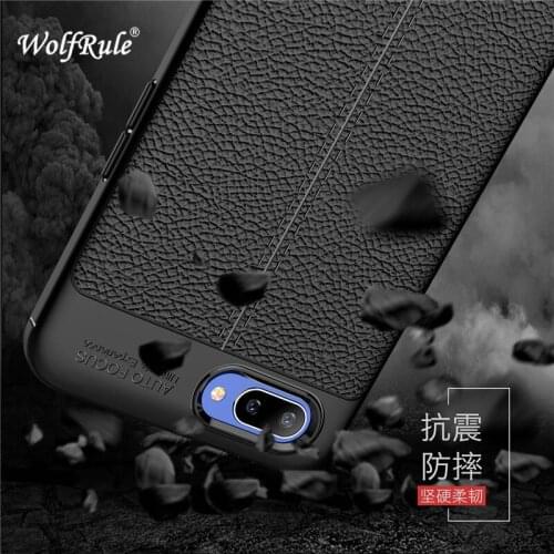 WolfRule OPPO A5 Cover Shockproof Luxury Leather TPU Back Case For OPPO A5 Phone Fundas OPPO A5 A 5 Shells Coque 6.2"