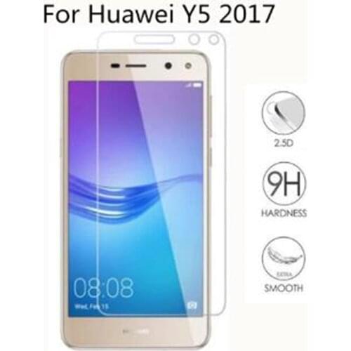 Tempered Glass For Huawei Y5 2017 5.0" MYA-U29 MYA-L02 MYA-L03 Y5 III Screen Protector 9H 2.5D On Phone Protective Film