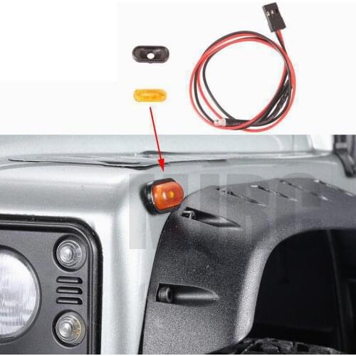 1 PCS Turn Signal For 1/10 1/8 TRAXXAS TRX4 D90 D110 RC4WD SCX10 90046 RR10 90053 AXIAL Model RC car