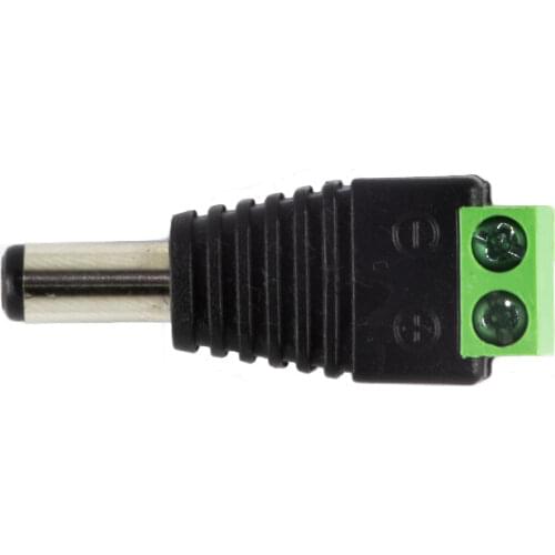 5pcs Male and Dc Connector with Terminal Power Jack Plug Connector
