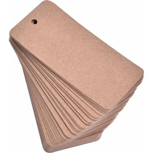 50 Pcs Hang Tag Embellishment Labels Card Handmade Garment Kraft Paper Tags Crafts Wedding Party Decoration Ornaments Gift