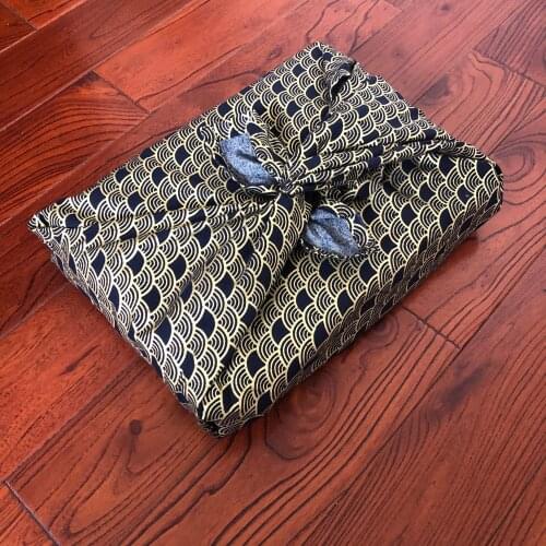 65CM 70CM 90CM 120CM Japanese style lotus waves wrapping cloth furoshiki handkerchiefs Flower COTTON CAMOUFLAGE oracle