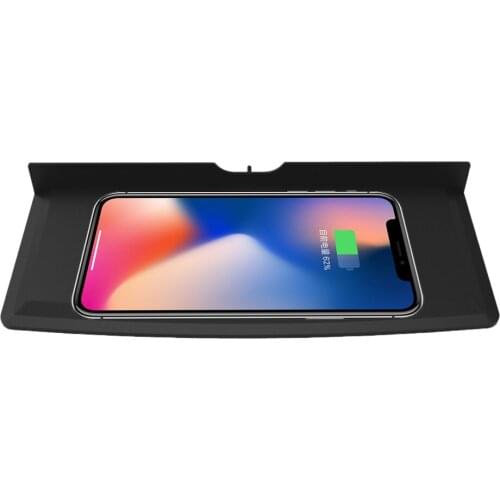 Aotsr QI Wireless Car Charger For Range Rover Sport 2014-2017 Intelligent Infrared Fast Wireless Charging Car Phone Holder