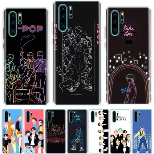 Love YourSelf Boys Kpop Cover Phone Case For Huawei Honor Y5 Y6 Y7 Y9 Y9 9 10 20 Lite Pro 7A 7X 8S 8X 8A 9X 1020i 2019 Cover She