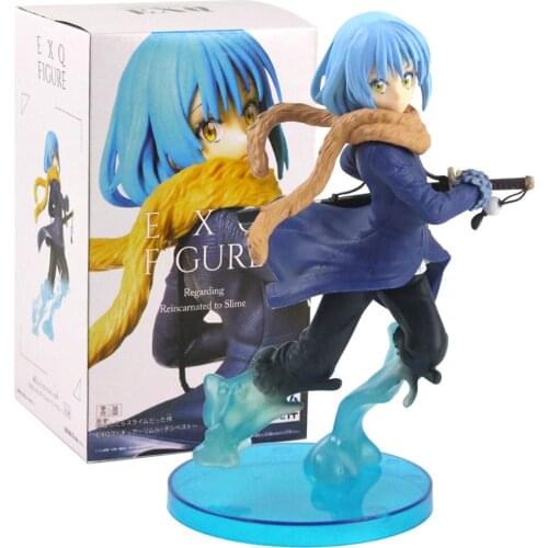 20cm EXQ Figure Reincarnated To Slime Rimuru Tempest Girl Figurine PVC Model Toys Doll