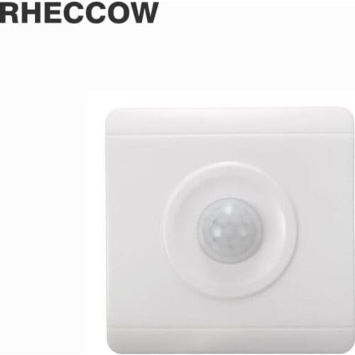RHECCOW AC110V Three Connections Wall Mount IR Infrared Motion Sensor Automatic Light Lamp Switch