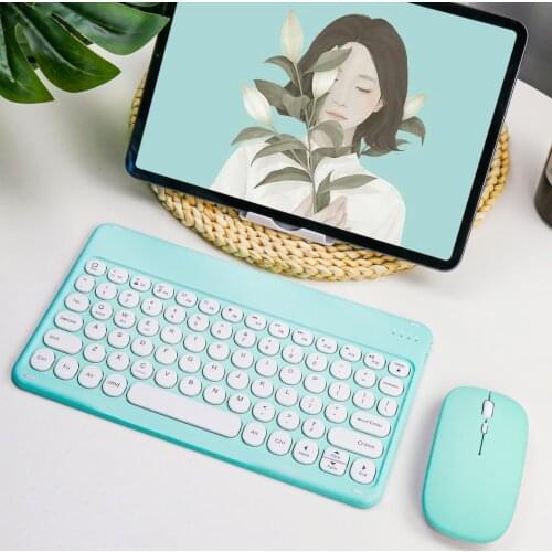 For iPad Keyboard Wireless Mouse For iPad Pro 11 2020 2021 Pro 12.9 Air 4 10.5 10.2 8th Generation Air 2 Pro 9.7 iPad 2 Teclado