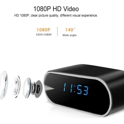 Mini camera wifi micro kamera night vision ip clock camera Time Alarm microcamera Home Security Remote Monitor Motion Sensor