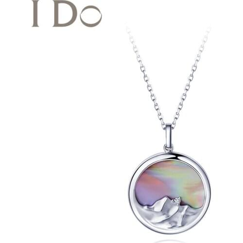 I Do 2021 Trend 18 K Gold Fine Jewelry I Do Astral Series Necklace Love Gift Real Diamond For Lovers Christmas New Year