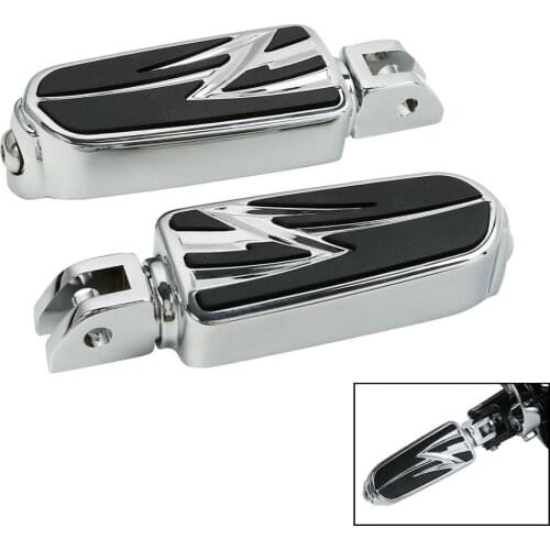 Motorcycle Driver Rider Foot Pegs Footrests For Harley Softail Fat Bob Slim 2018 2019 2020