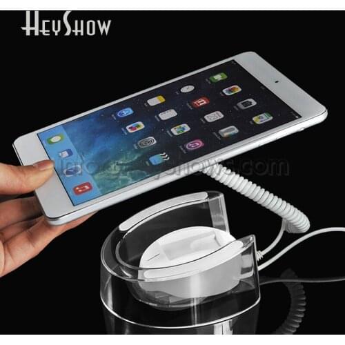 Tablet Security Burglar Alarm System Stand iPad Anti-Theft Display Holder With Charging Function For Apple/Samsung/Huawei Retail