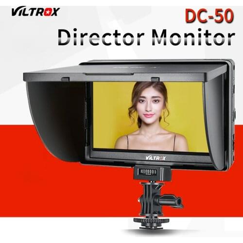 Viltrox DC 50 Viltrox DC-50 Portable 5 Inches Screen 480P Clip-on Color LCD Monitor HDMI for Camera Photo Studio Accessories