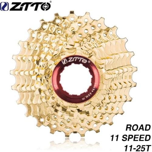Road Bike 11 s 25t 11v Cassette Gold 11-25T Golden Steel Freewheel 22 Speed Flywheel Sprocket For Bicycle Parts