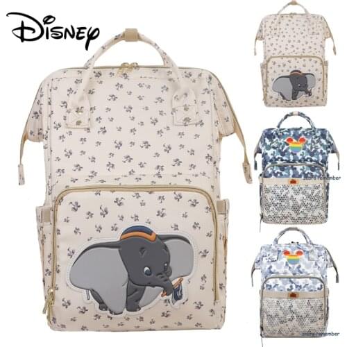 Disney Diaper Mummy Bag Backpack Mother Bag for Baby Care Mom Stroller Classic Bagpack Handbag Travel Knapsack Maternity Bag