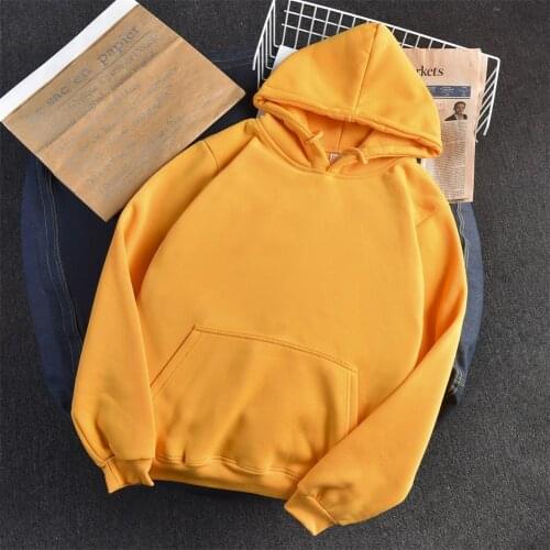Zuolunouba Winter Casual Fleece Women Hoodies Sweatshirts Long Sleeve Keep Warm Solid Color Harajuku Lady Pullovers Loose Female