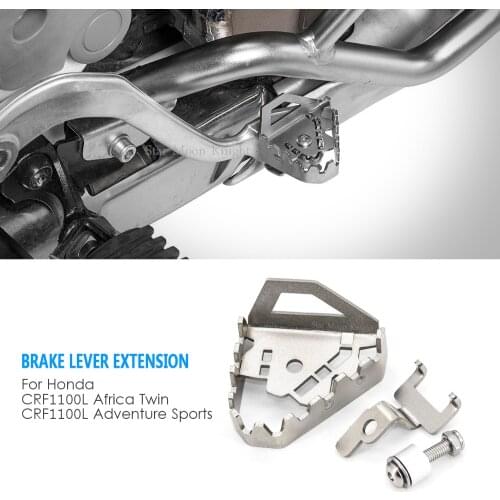 Brake Lever Extension Pedal Step Tip Plate Enlarge Extender For Honda CRF1100L Africa Twin CRF1100L Adventure Sports CRF 1100 L